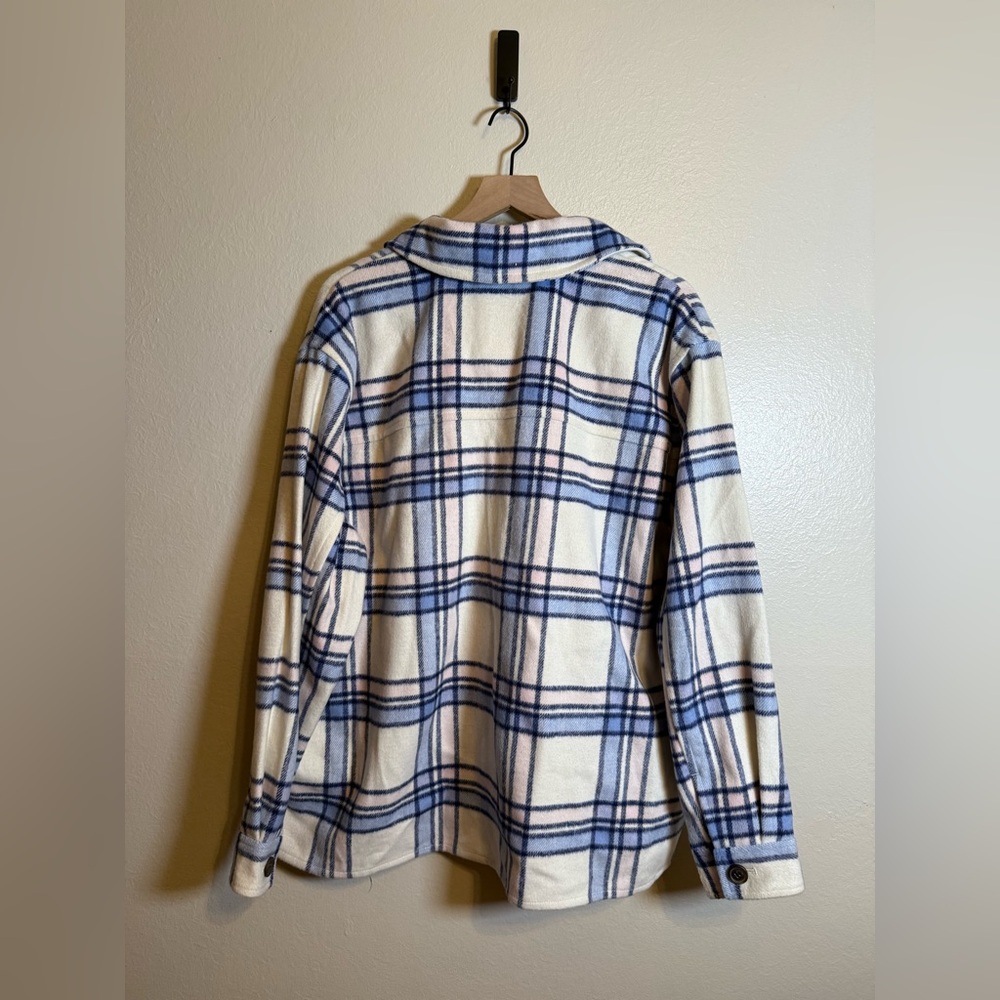 Gap‎ Plaid And Thick Flannel Shirt Jacket - Picture 6 of 7